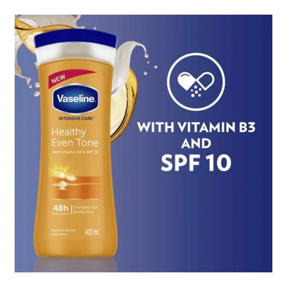 Vaseline Healthy Even Tone Lotion, For All Types of Skin, 400ml - Main Image
