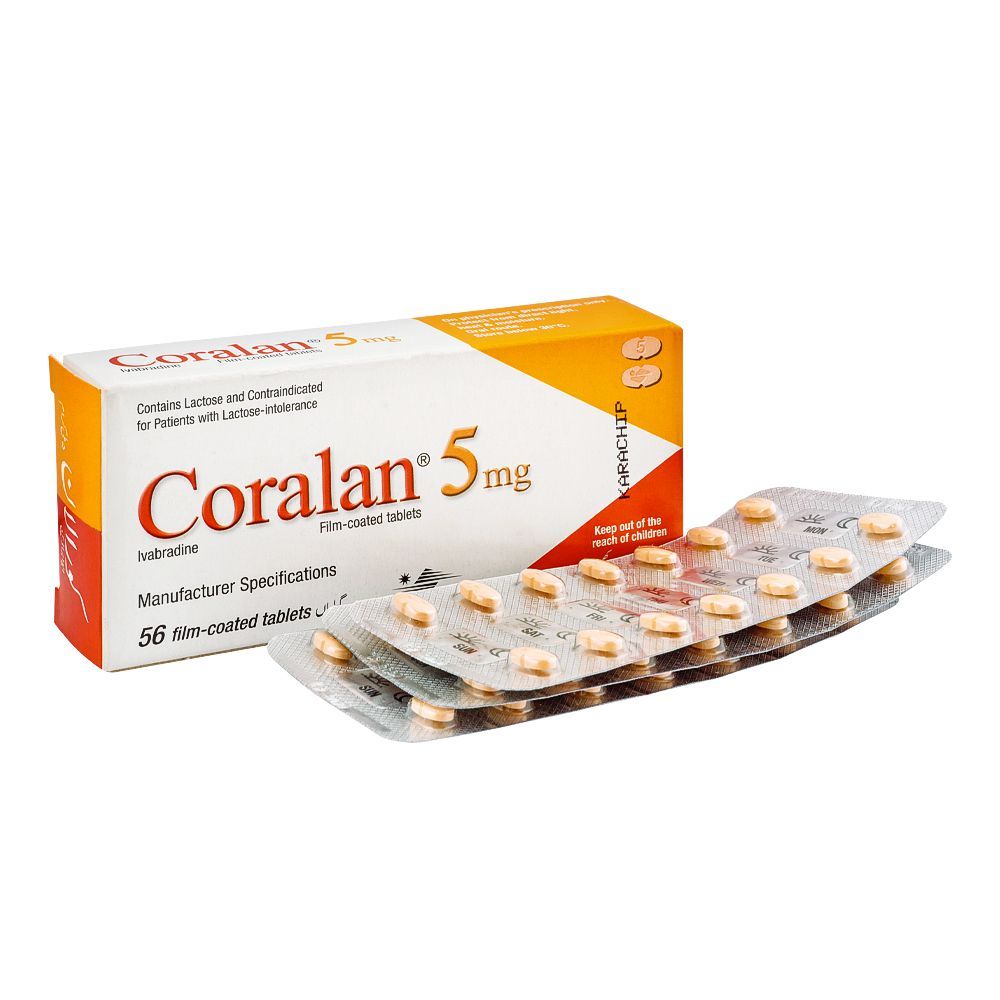 Servier Pharmaceuticals Coralan Tablet, 5mg, 56-Pack - Main Image