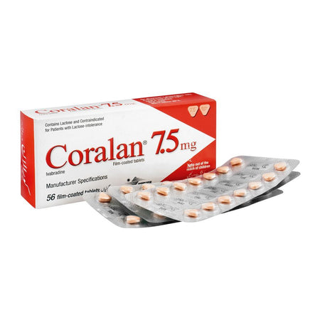 Servier Pharmaceuticals Coralan Tablet, 7.5mg, 56-Pack - Main Image