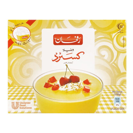 Rafhan Custard Vanilla, 4 Portions Pack, 1.1 KG - Image 2