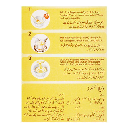 Rafhan Custard Vanilla, 4 Portions Pack, 1.1 KG - Image 4