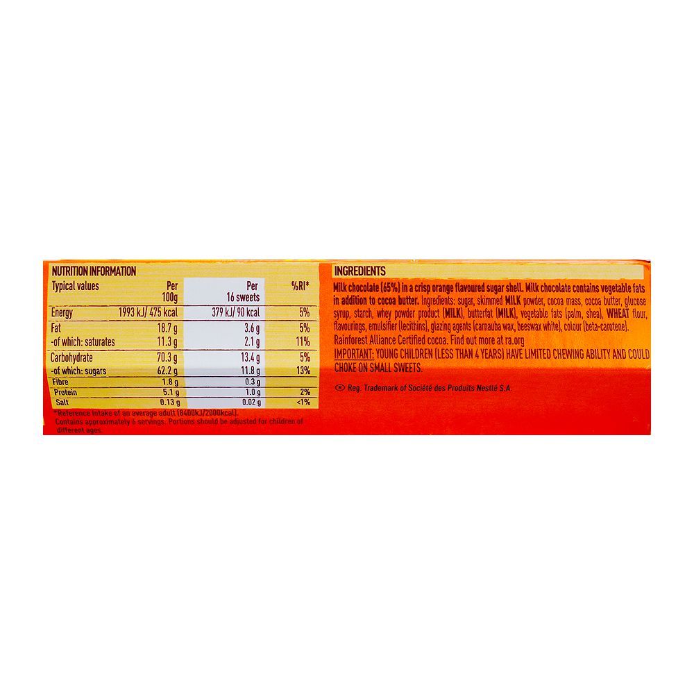 Nestle Smarties Orange Beans, 120g - Image 4