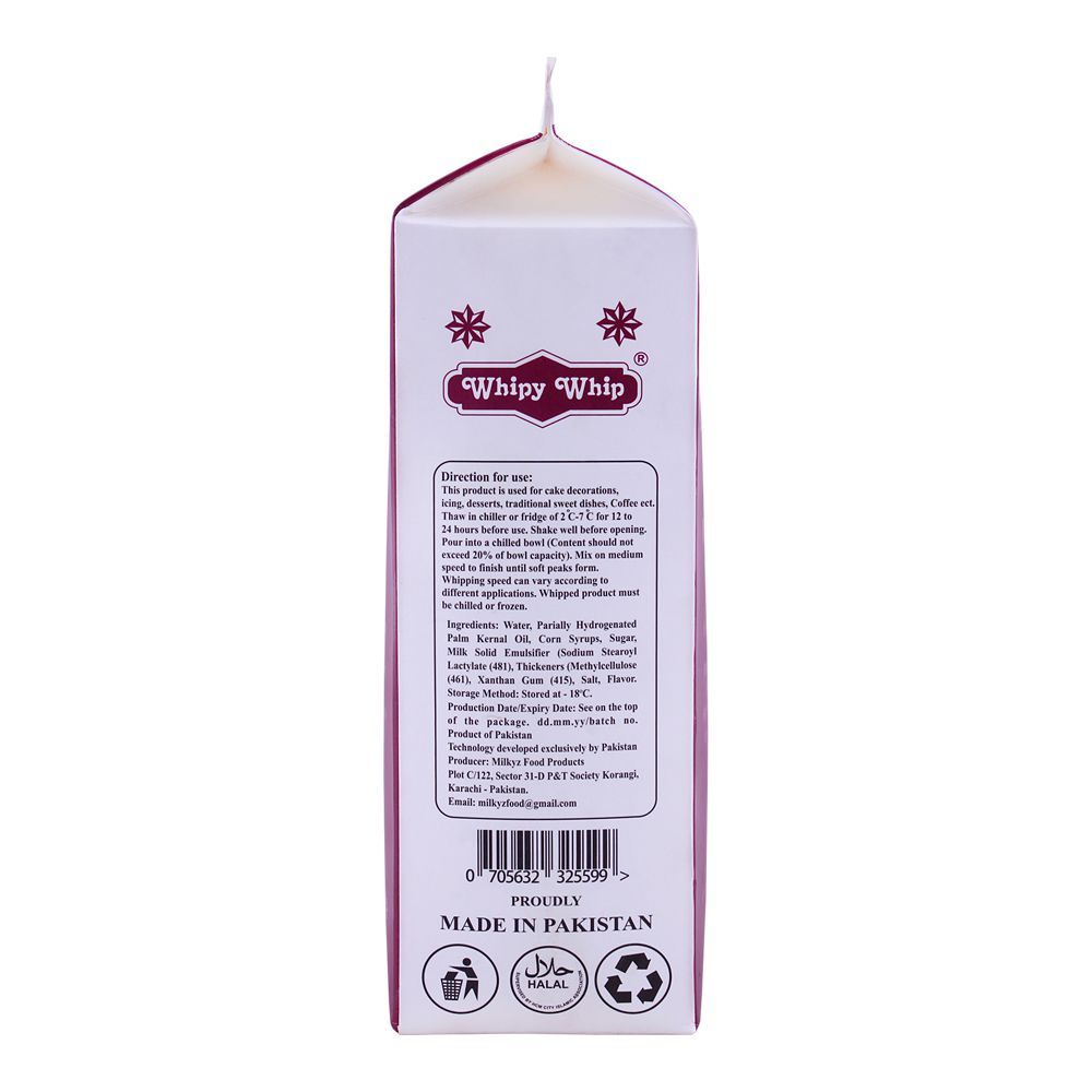 Whipy Whip Whipping Cream 1 KG - Image 2