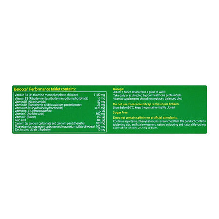 Bayer Pharmaceuticals Berocca Performance Dietary Supplement Tablets, 15-Pack - Image 3