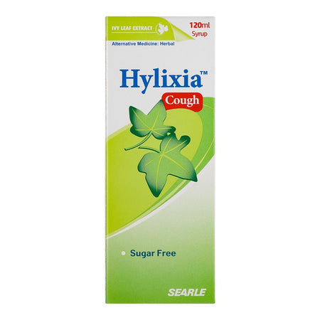 Searle Hylixia Cough Syrup, Suga-Free, 120ml - Image 2