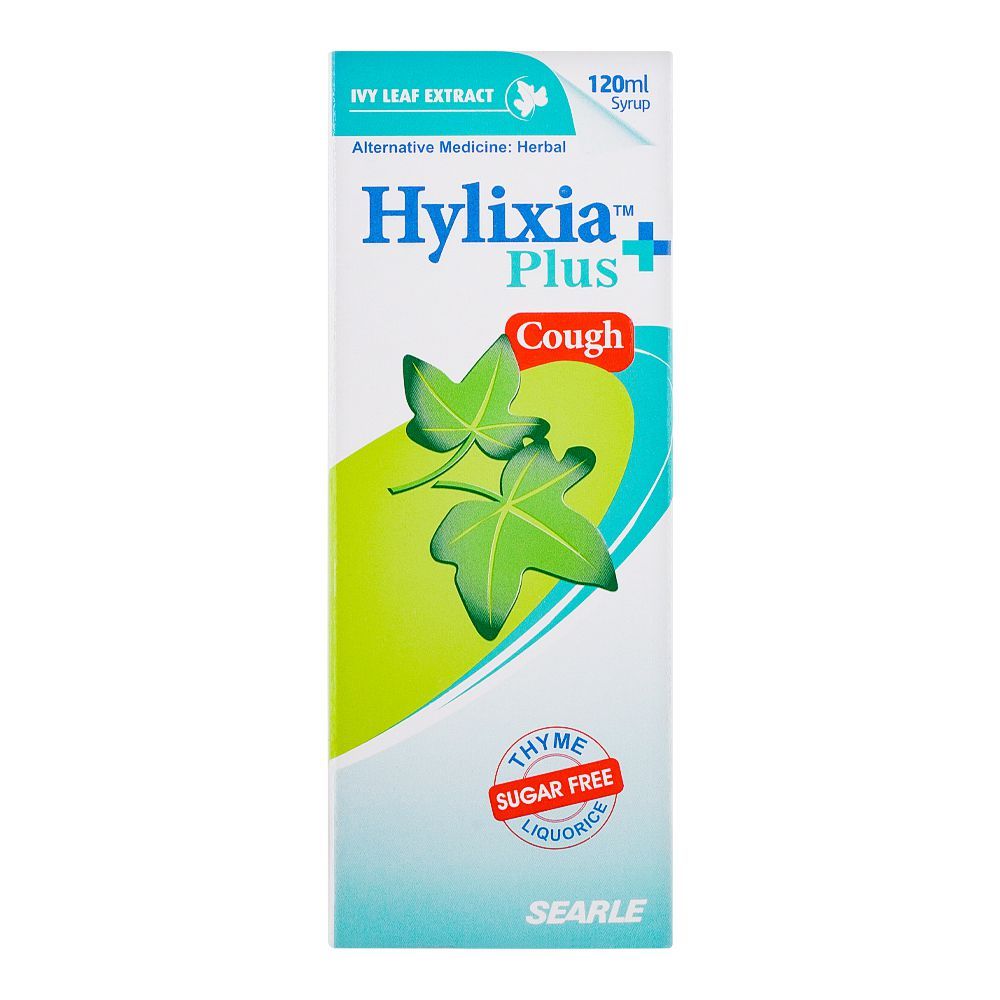 Searle Hylixia+ Plus Cough Syrup, Sugar-Free, 120ml - Image 2