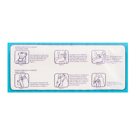 Leo PlusReliable Adult Diapers, Medium, 28x44 Inches, 10-Pack - Image 2