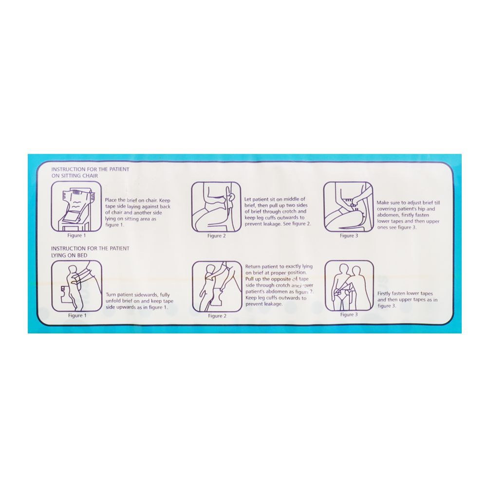 Leo PlusReliable Adult Diapers, Large, 38x59 Inches, 10-Pack - Image 2