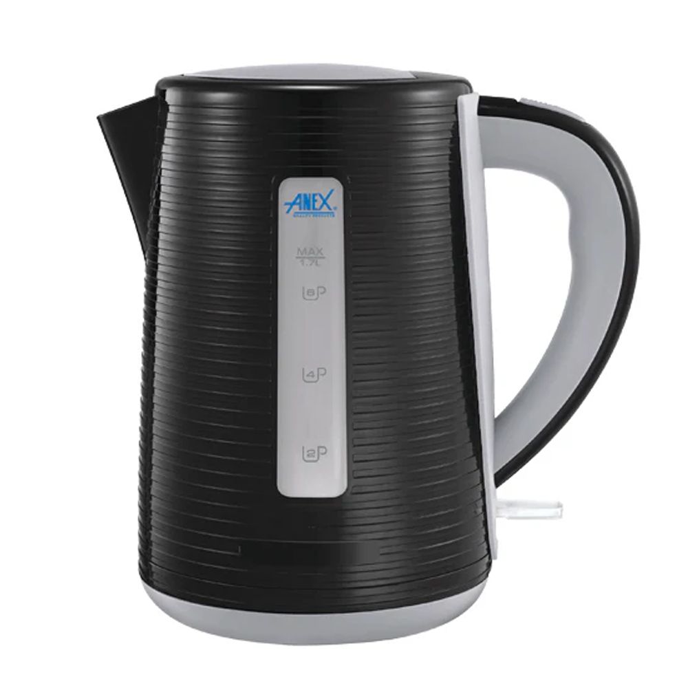 Anex Deluxe Kettle,1850-2200W, 220-240V, 1.7 Liter, Black, AG-4042 - Main Image