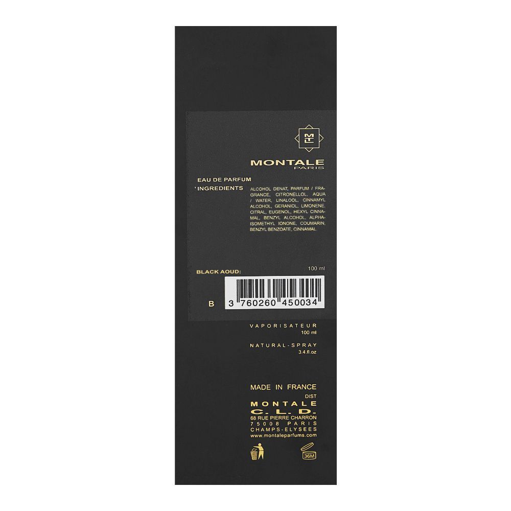 Montale Black Aoud, Eau de Parfum, For Men, 100ml - Image 2
