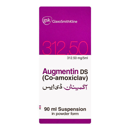 GSK Augmentin DS 312.5mg Syrup, 90ml - Image 2