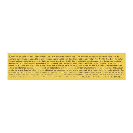 Purina Gourmet Gold Pate, With Ocean Fish, Cat Food, 85g, Tin - Image 3