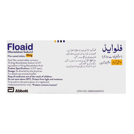 Abbott Floaid Tablet, 10mg, 14-Pack - Image 2