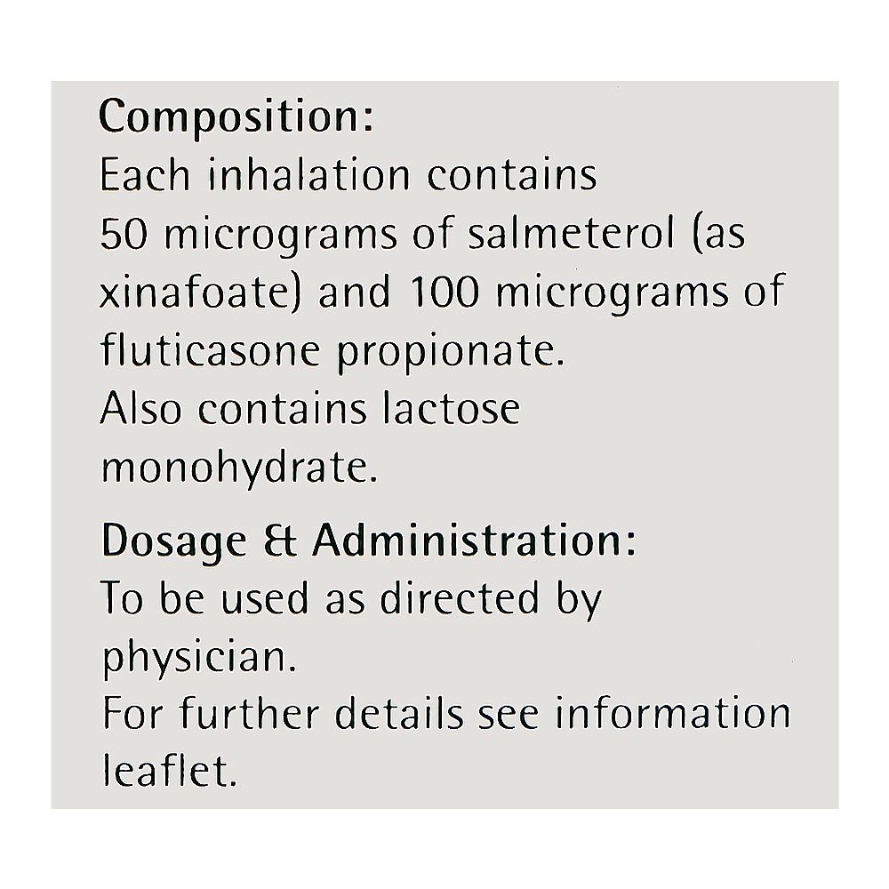 GSK Seretide Diskus, 50/100mg, 60-Doses - Image 4