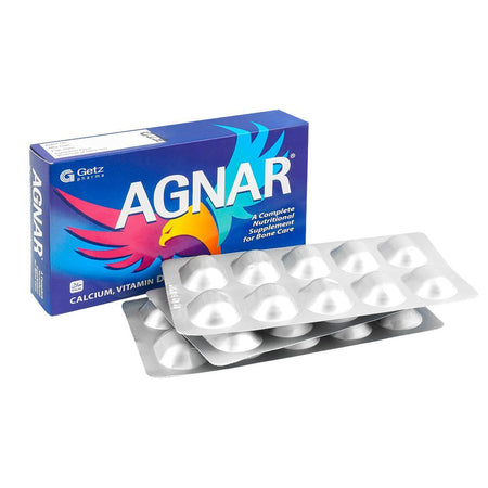 Getz Pharma Agnar Supplement Tablet, For Bone Care, 30-Pack - Main Image