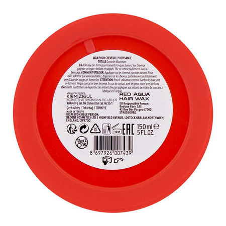 Red One Full Force Maximum Control Red Aqua Hair Wax, 150ml - Image 4