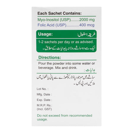 Matrix Pharma Myofolic Sachets, 15-Pack - Image 2