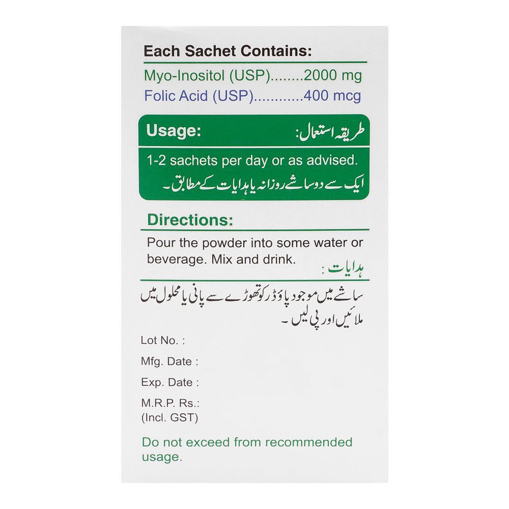 Matrix Pharma Myofolic Sachets, 15-Pack - Image 2