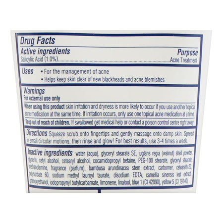 St. Ives Blachhead Clearing Green Tea & Bamboo Scrub Tube, Paraben & Oil Free, Salicylic Acid, For Acne-Prone Skin, 170g - Image 3