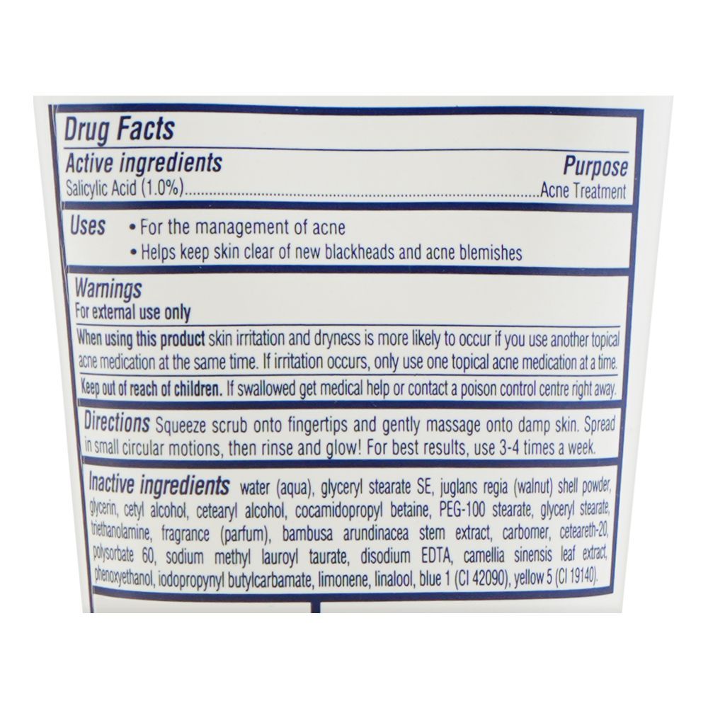 St. Ives Blachhead Clearing Green Tea & Bamboo Scrub Tube, Paraben & Oil Free, Salicylic Acid, For Acne-Prone Skin, 170g - Image 3