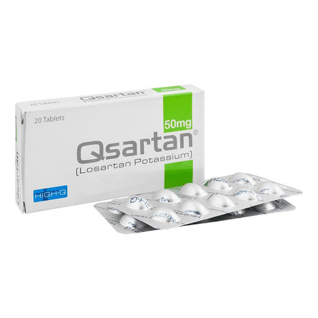 High-Q Pharmaceuticals Qsartan Tablet, 50mg, 20-Pack - Main Image
