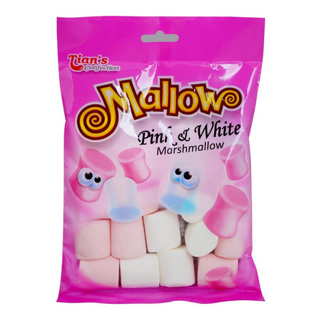 Tian's Mallow Pink & White, Marshmallow, 100g - Main Image
