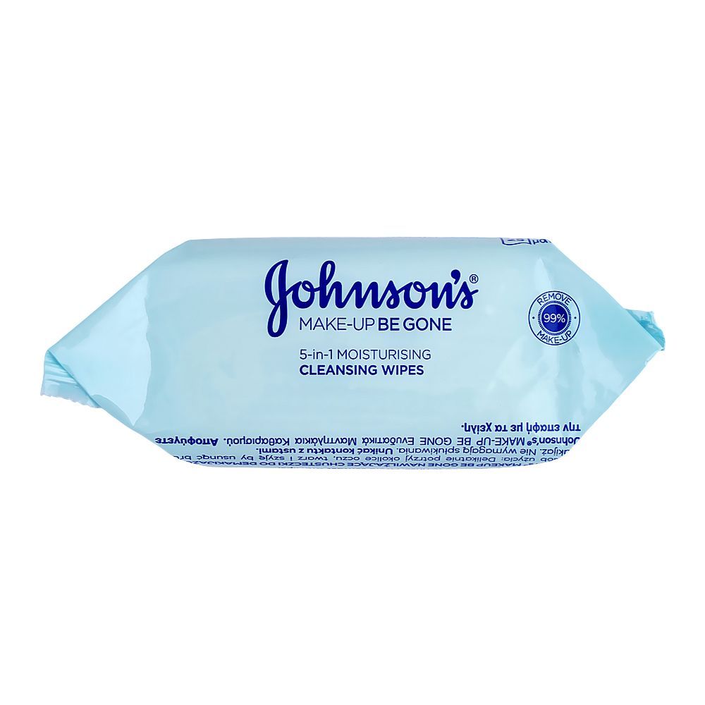 Johnson's Make-Up Gone 5in1 Moisturizing Wipes, 25-Pack - Image 3