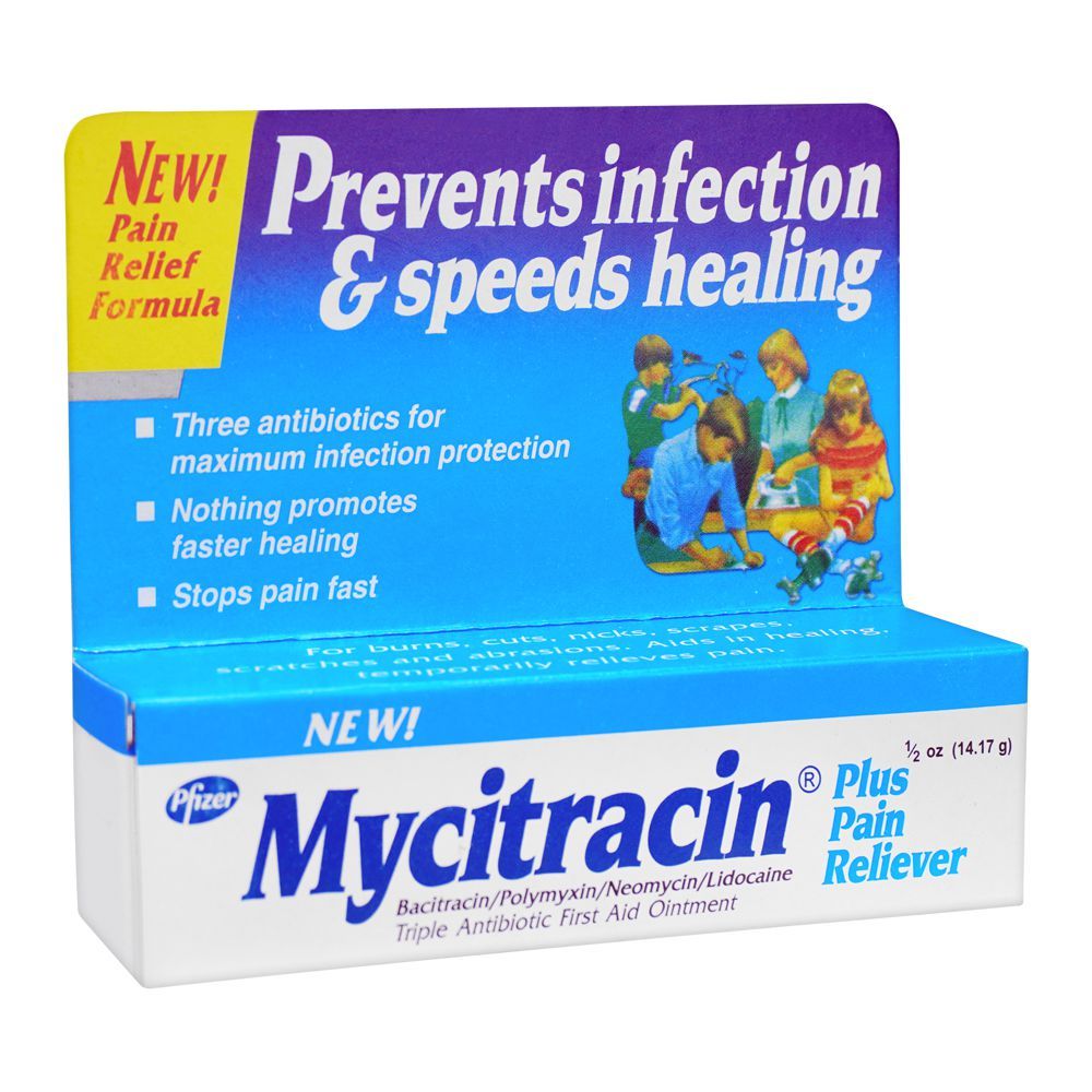 Pfizer Mycitracin Plus Ointment, 14.17g - Main Image