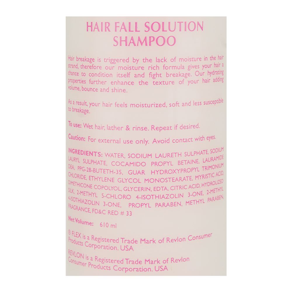 Revlon Flex Anti-Breakage Hair Fall Shampoo, 610ml - Image 3