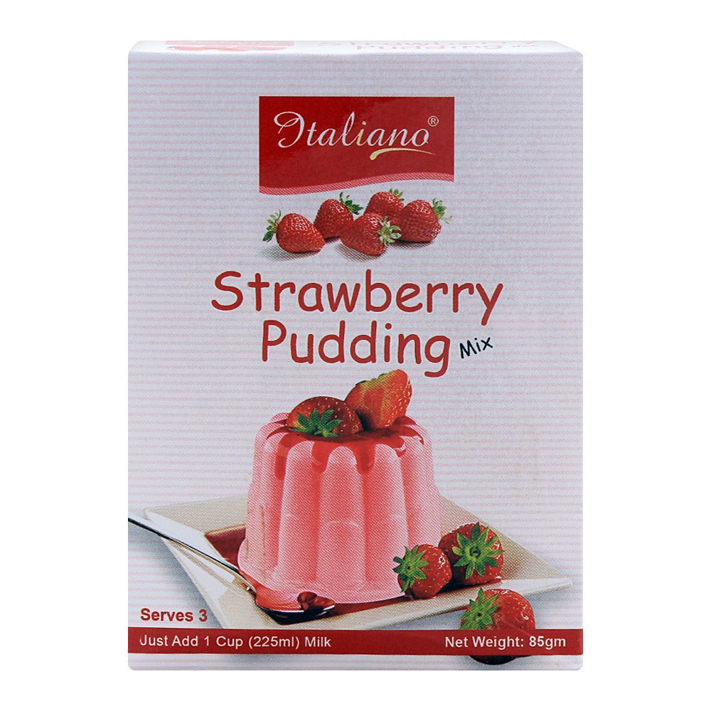 Italiano Strawberry Pudding Mix, 85g - Main Image