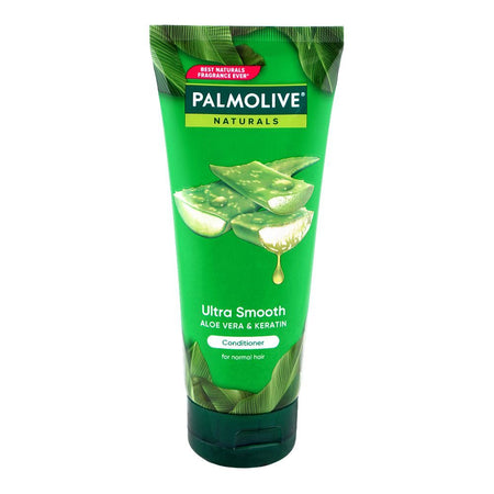 Palmolive Silky Straight Olive Oil & Keratin Conditioner, Sulfate, Gluten & Paraben Free, For Normal Hair, 180ml - Main Image