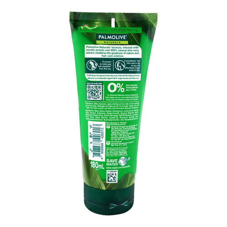 Palmolive Silky Straight Olive Oil & Keratin Conditioner, Sulfate, Gluten & Paraben Free, For Normal Hair, 180ml - Image 2