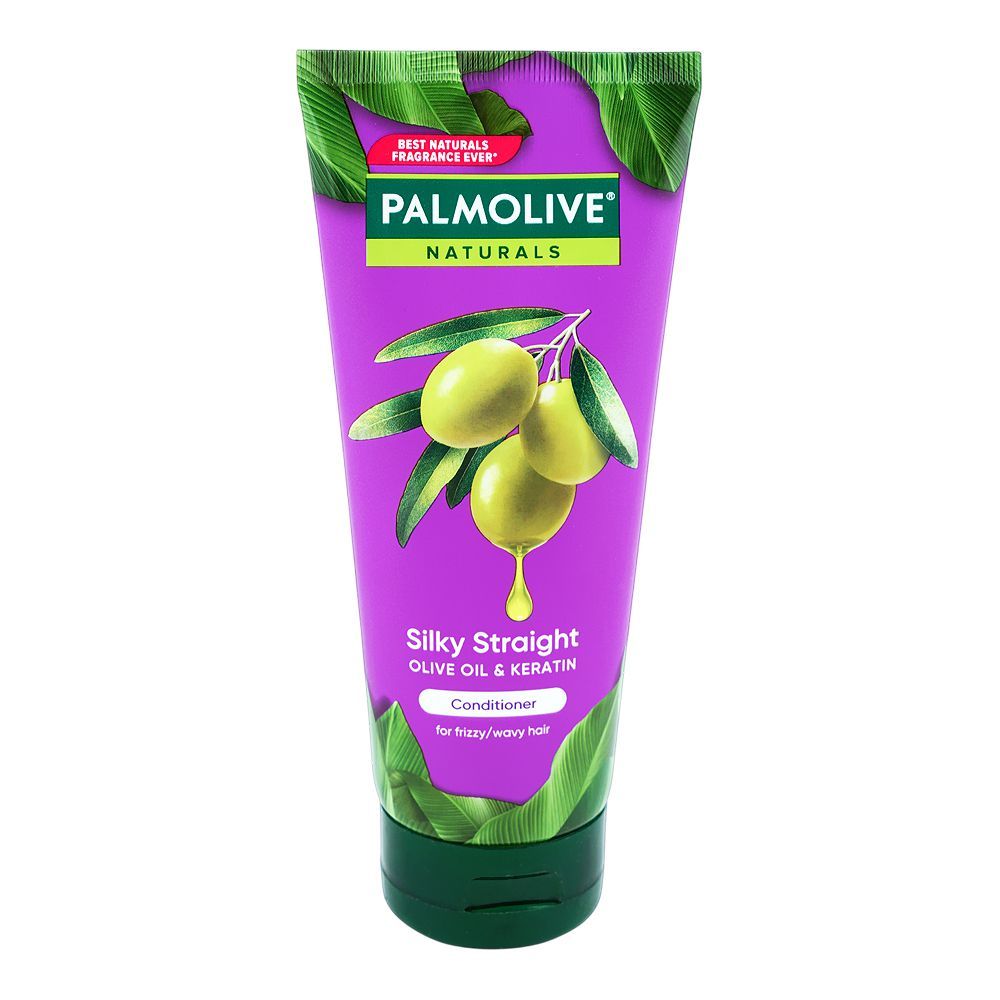 Palmolive Naturals Ultra Smooth Conditioner, Olive Oil & Keratin, For Frizzy & Wavy Hair, 180ml - Main Image