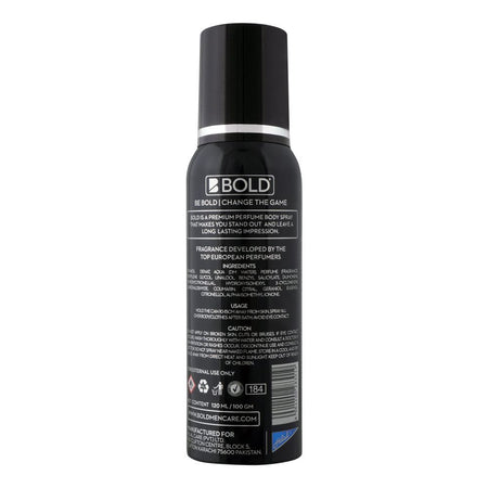 Bold Intense Perfumed Body Spray, 120ml - Image 2