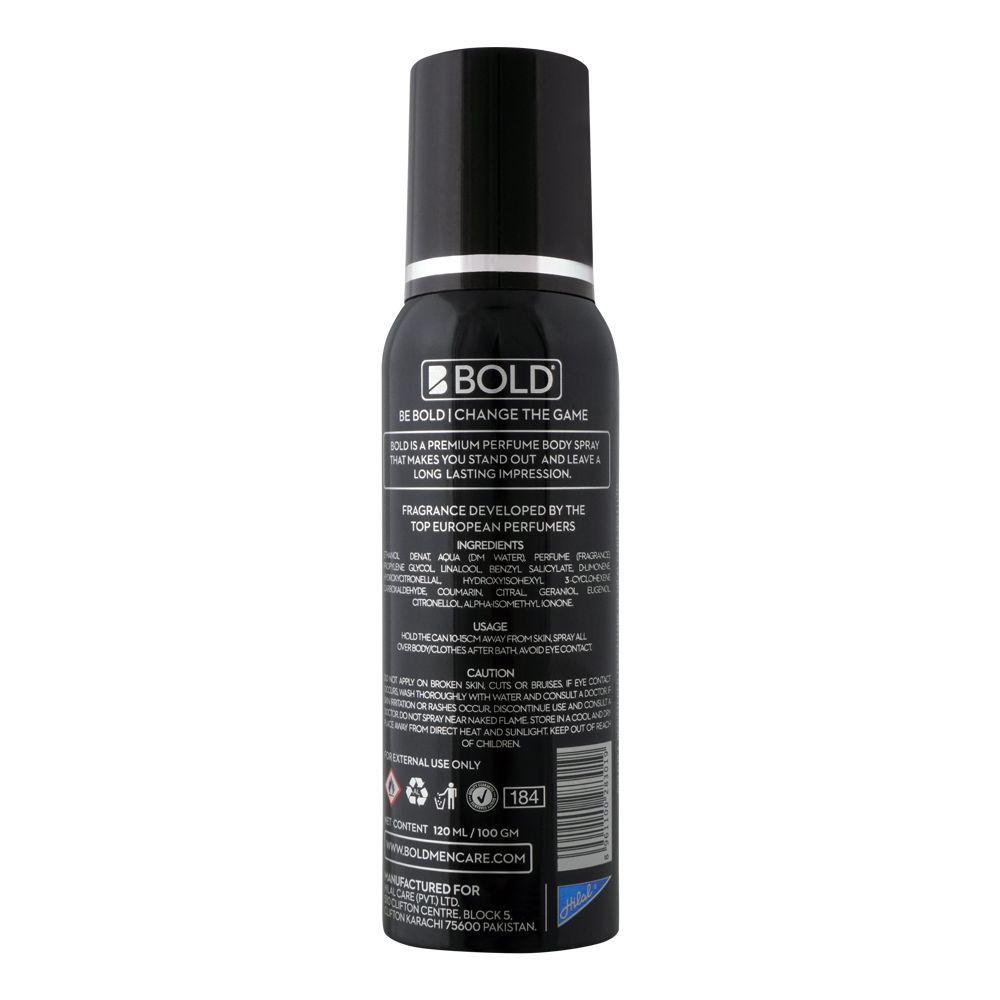 Bold Intense Perfumed Body Spray, 120ml - Image 2