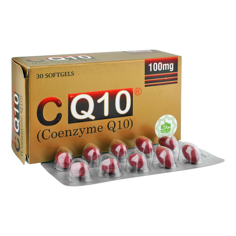 High-Q Pharmaceuticals CQ10 Soft Gels, 100mg, 30-Pack - Main Image