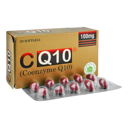 High-Q Pharmaceuticals CQ10 Soft Gels, 100mg, 30-Pack - Main Image
