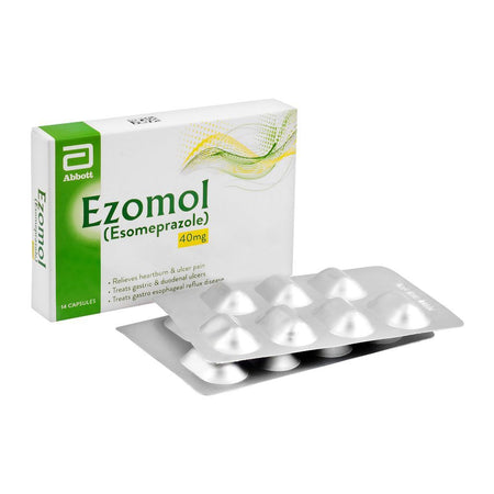 Abbott Ezomol Capsule, 40mg, 14-Pack - Main Image