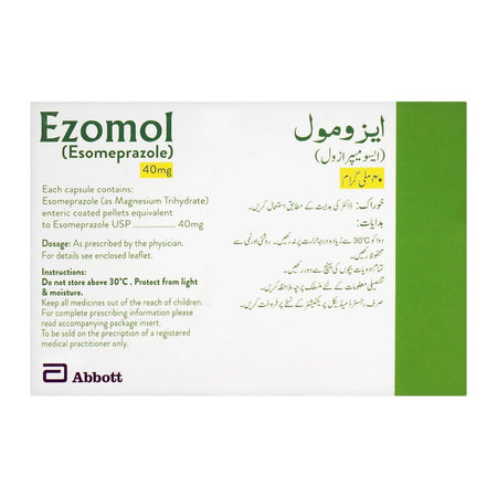 Abbott Ezomol Capsule, 40mg, 14-Pack - Image 2
