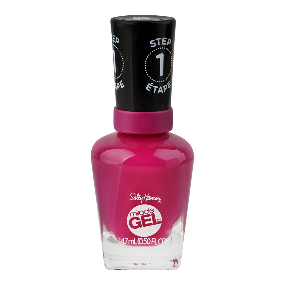 Sally Hansen Miracle Gel Nail Polish, 509 Pink Stiletto, 14.7ml - Main Image