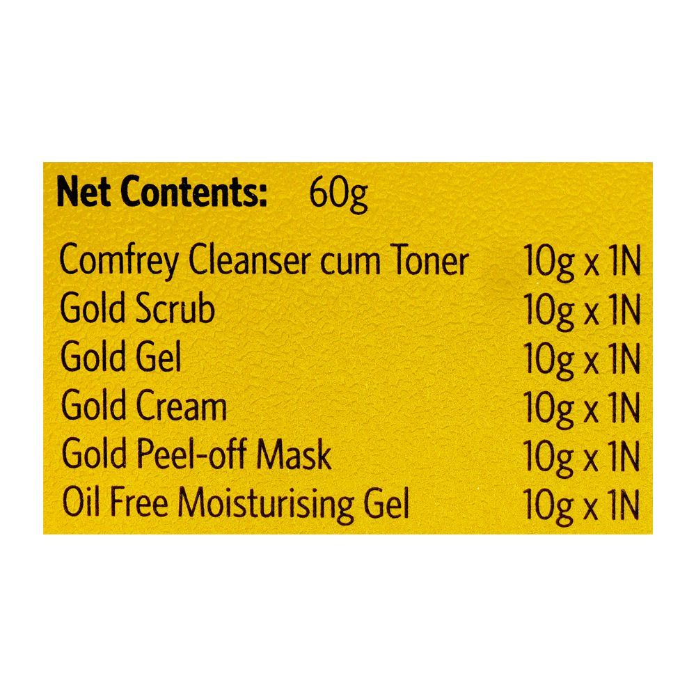 VLCC Gold 6 Step Facial Kit, SPF-15, PA+, 60g - Image 4