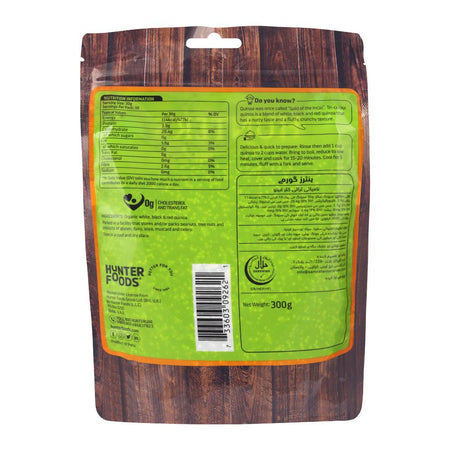 Hunter's Gourmet Organic Tri-Colour Quinoa, 300g - Image 2