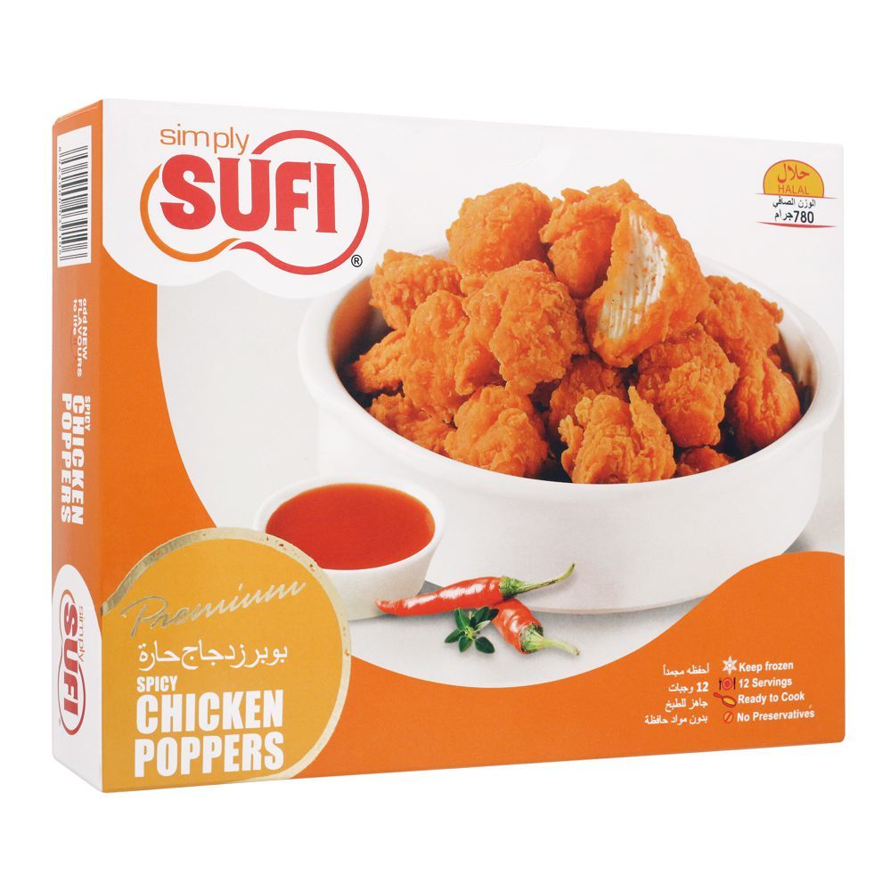 Sufi Spicy Chicken Poppers, 780g - Main Image