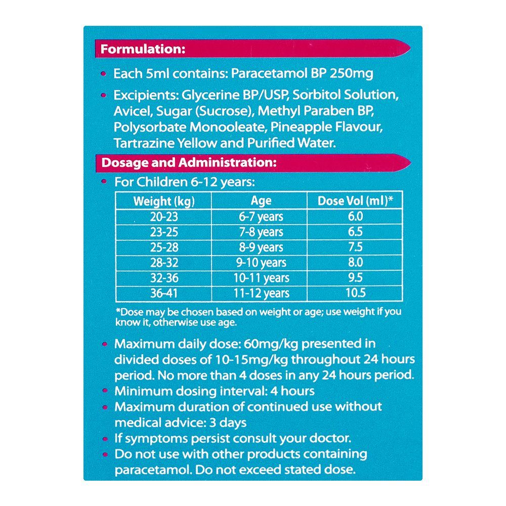 GSK Panadol Forte Suspension, 90ml - Image 8