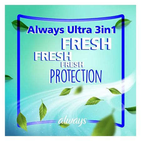 Always 3in1 Herbal Freshness Ultra Thin Long Pads, 32-Pack, Save Rs.50/- - Image 4