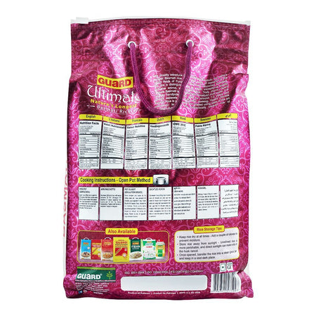 Guard Ultimate Basmati Rice, Nature's Longest, 5 KG - Image 2