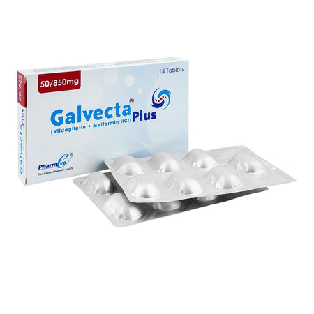 PharmEvo Galvecta Plus Tablet, 50/850mg, 14-Pack - Main Image