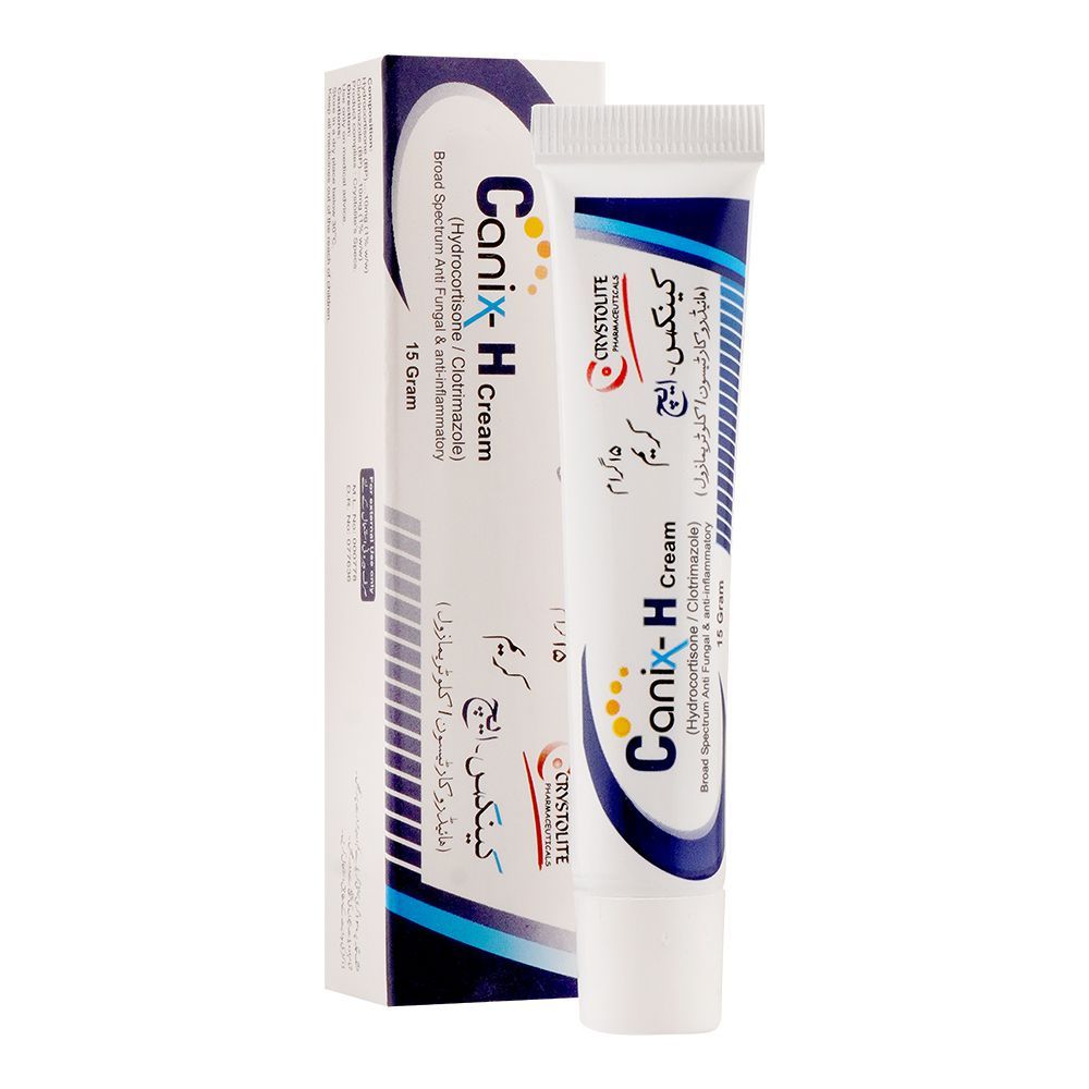 Crystolite Pharmaceuticals Canix-H Cream, 15g - Main Image