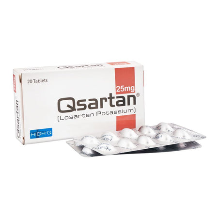 High-Q Pharmaceuticals Qsartan Tablet, 25mg, 20-Pack - Main Image
