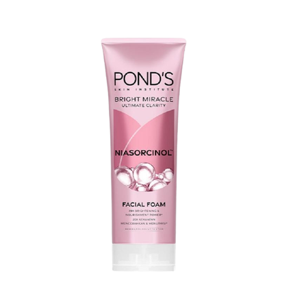 Pond's Bright Miracle Ultimate Clarity Niasorcinol Facial Foam, 100ml - Main Image